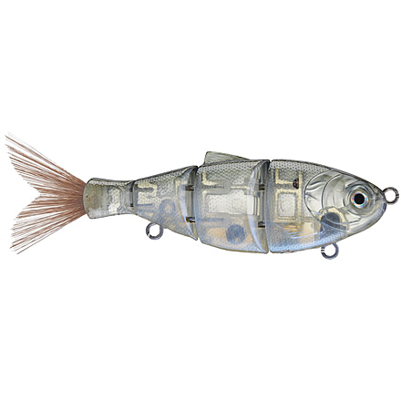 Duckett Fishing BD Shad, Ghost Green Shad, 4 in, BDSHAD4-SS Ghost Green Shad