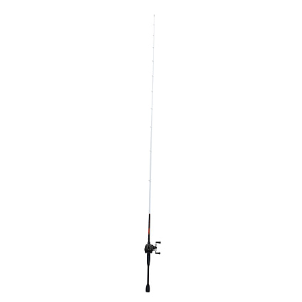 Duckett Fishing Pro-Driven Baitcasting Combo, White/Black, 7ft, DFPC70MH-C