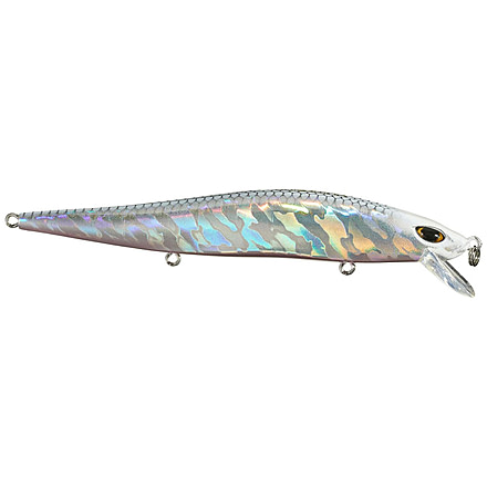 Duckett Fishing Reveal Forward Facing Sonar Jerkbait, 4.5in, 3/4oz, Chrome Shad, DBRJ3/4 CS