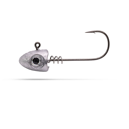 Duckett Fishing Subtle Head w/ Eye 3/0 Hook, 4 Pieces, Unpainted, 3/8 oz. 3/0 Hook, BDSTH 3/8 3/0