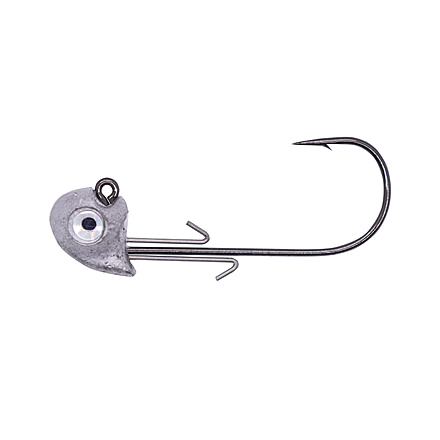 Duckett Fishing Sway Head w/ Eye 2/0 Hook, 4 pieces, Unpainted, 1/4 oz. 2/0 Hook, BDSH 1/4 2/0
