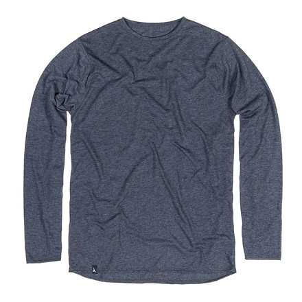 Duckworth Vapor Long Sleeve Crew, Charcoal, S, 10302ChcS