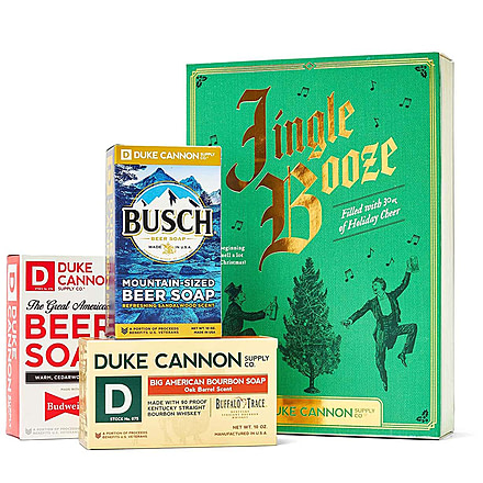 Duke Cannon Supply Co Big Ass Brick Soap - Jingle Booze, Holiday Classics Volume 2, JINGLEBOOK