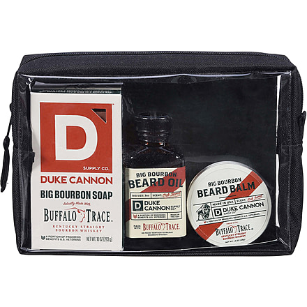 Duke Cannon Supply Co Buffalo Trace Bourbon Gift Set, Burgundy, Medium, SET-BRBN