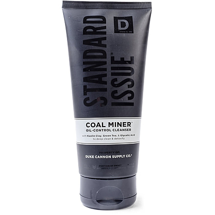 Duke Cannon Supply Co Coal Miner Glycolic Oil Control Face Cleanser, 6OZCOALMINER