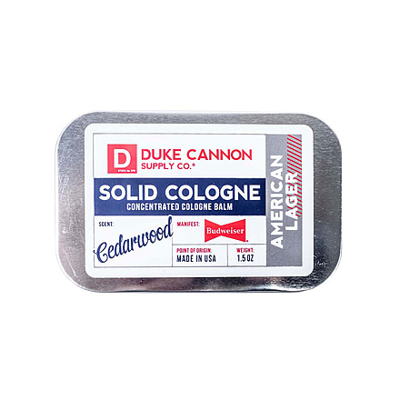 Duke Cannon Supply Co Great American Budweiser, Solid Cologne, 1.5 oz, SCBUDWEISER1