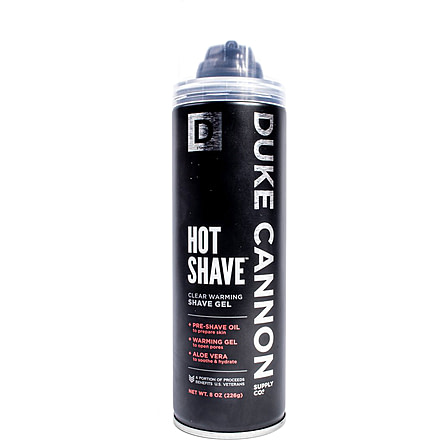 Duke Cannon Supply Co Hot Shave Clear Warming Shaving Gel, 8OZHOTSHAVE