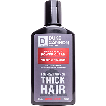 Duke Cannon Supply Co News Anchor Charcoal Power Clean Barrel Char Shampoo, POWERSHAMPOO1