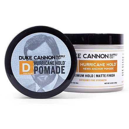 Duke Cannon Supply Co News Anchor Hurricane Hold Pomade, White, 4.6OZHURRICANEHOLDPOMADE