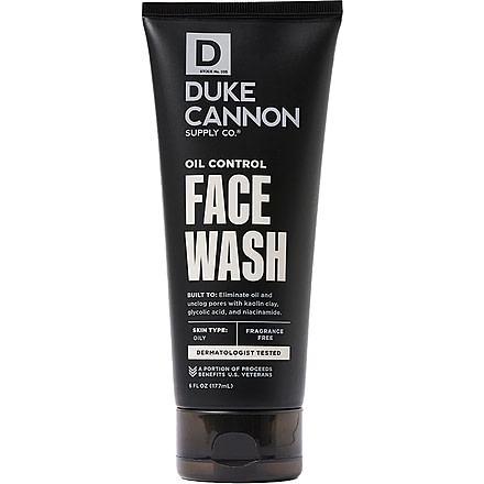 Duke Cannon Supply Co Oil Control Face Wash, Black, Small, FCOILWASH