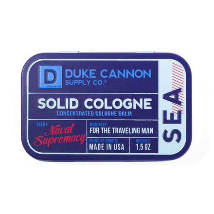 Duke Cannon Supply Co Solid Cologne, Sea, 1.5 oz Tin, SCSEA1