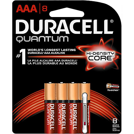 Duracell Quantum Battery, AAA, 8 Pack, QUALAAA8BCD