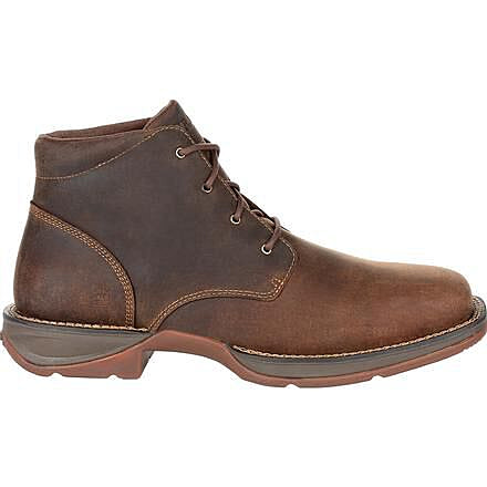 Durango Boot Red Dirt Rebel Square-Toe 5 inch Chukka - Mens, Bark Brown, 13 Wide, DDB0248-13-W