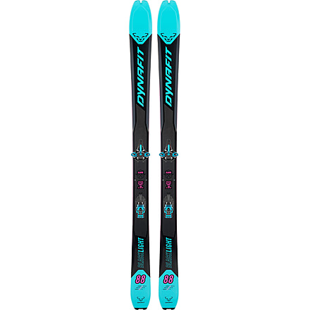 Dynafit Blacklight 88 Backcountry Skis - Womens, Silvretta Blue/Carbon Black, 165, 08-0000048268-6785-165