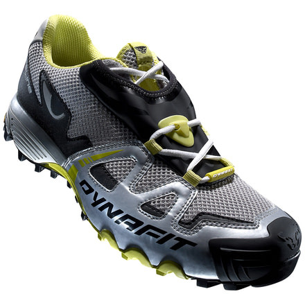 Dynafit Feline Superlight Trail Running Shoe - Men's-Silver/Yellow-Medium-8.5 US