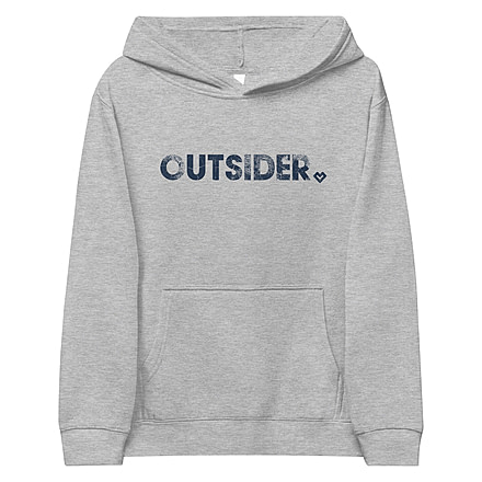 Milk X Whiskey Outsider - Youth Hoodie 77237C0C, Athletic Heather, M, 663884013384