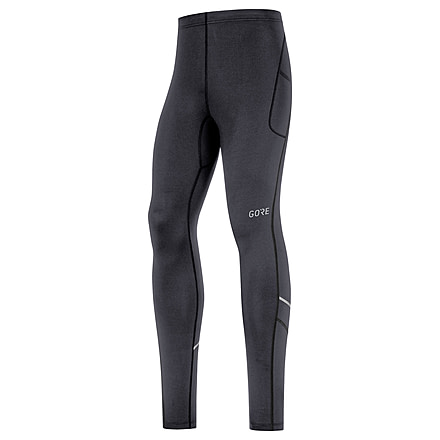 GOREWEAR Mens R3 Mid Running Tights in Black Small Form fit 2F372073, 100532-9900-M