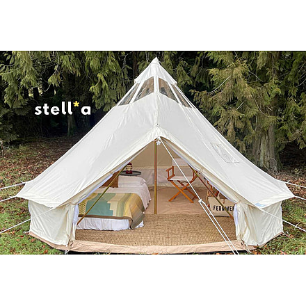 Life Intents 13 4M StellaTM Stargazing Canvas Tent, 13-4m-stella-stargazing-camping-tent