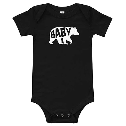 Milk X Whiskey Baby Bear - Onesie 2116B6A0, 6-12m, 13596299447