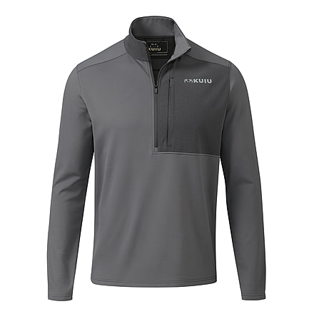 KUIU Bicomp Zip Hunting Shirt in Gunmetal Size 3XL A47C87C7, Gunmetal, 3XL, Adult, Male, 7702401843358