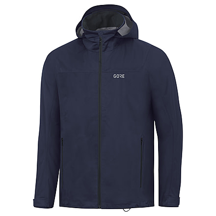GOREWEAR Mens R3 GORE-TEX Active Hooded Running Jacket in Orbit Blue Large Regular fit Waterproof 5729F1D0, 100550-AU00-XL