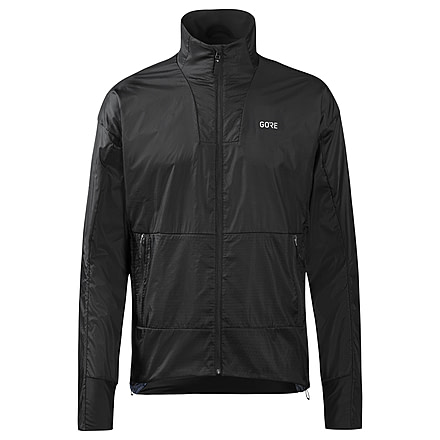 GOREWEAR Drive Running Jacket Mens in Black XL Slim fit Windproof 904131D0, 100843-9900-XXL