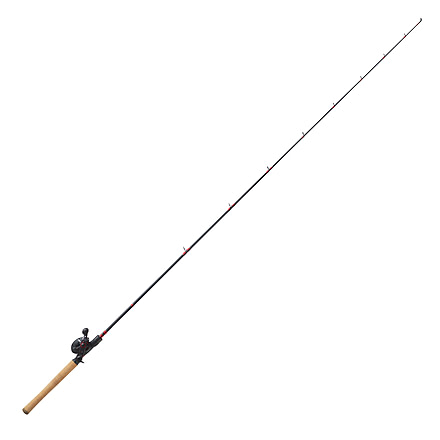 Eagle Claw 2.5 Baitcast Combo 1 Piece Fast Action Medium Heavy Power, 12-17Lb Line Weight 6-1 Bb, 66in, 1/4-5/8oz, EC166MHF1C