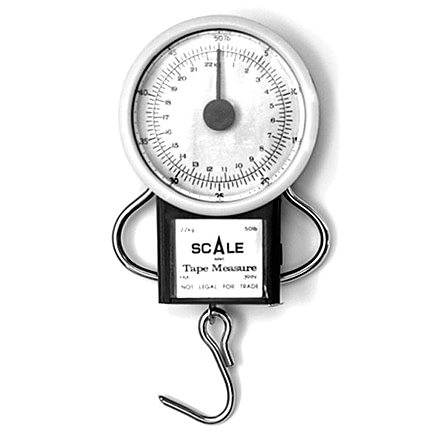 Eagle Claw 50lb Dial Scale w/Tape Measure 04070-003