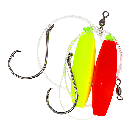 Eagle Claw Catfish Santee Rig 2 Rigs per pk one red one green, ECSCR