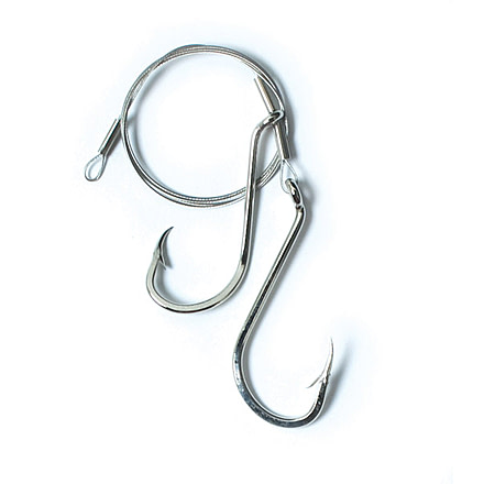 Eagle Claw Halibut Rig,Octopus,Nickel,Wire,Size 8/0-9/0 60lb 06030-003