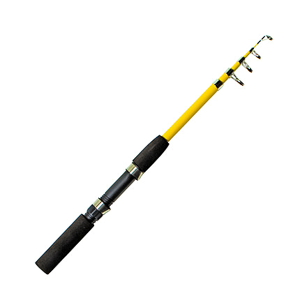 Eagle Claw Packit Spin Rod, Telescopic, Medium, 1/8-1/2oz Lures, 4lb - 10lb, 3 Guides + Tip, 56, PK555SP