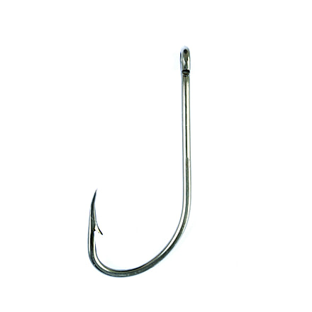 Eagle Claw Plain Shank Offset Hook, Plain Shank Ringed Eye Offset, Bronze, Size 3, 10 per Pack, 084AH-3