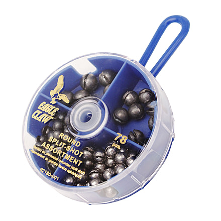 Eagle Claw Rd Split-shot Assortment 78pcs 02180H-001