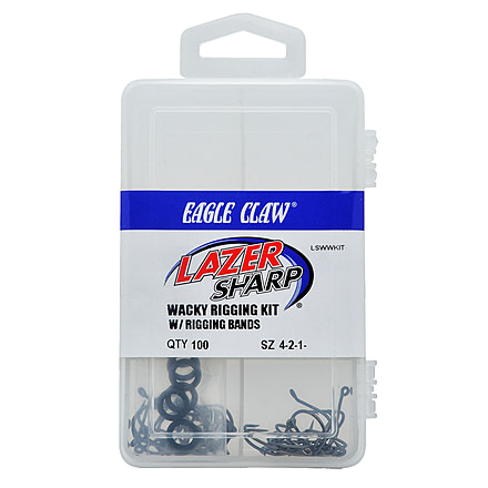 Eagle Claw Sharp Wacky Worm Kit w/ Rigging Bands LSWWKIT