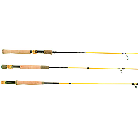 Eagle Claw Trailmaster Spin/Fly Rod, 6 Piece, Mod Light 1/8-1/2oz Lures, 7 Guides + Tip, 4-8 Wt., 7, TMML70SF6