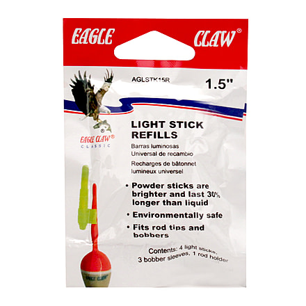 Eagle Claw Universal Light Stick,1.5in Refills AGLSTK15R