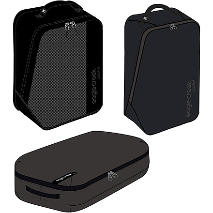 Eagle Creek Pack-It Cube Mixed Set, Black, Medium, EC050409010