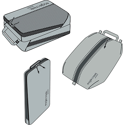 Eagle Creek Pack-It Essentials Set, Storm Grey, One Size, EC050401367