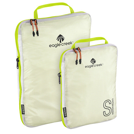 Eagle Creek Pack-It Specter Tech Compression Cube Set, White/Strobe, S/M EC0A3CXE002