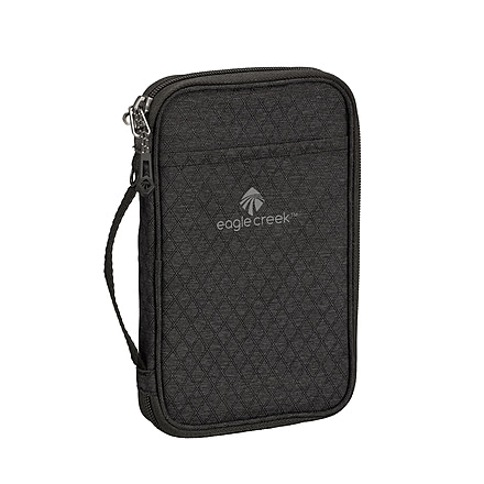 Eagle Creek RFID Travel Zip Organizer, Black/Charcoal, EC0A3SB3257