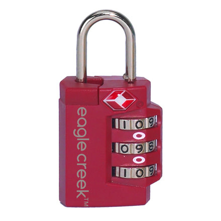 Eagle Creek SuperLight TSA Lock-Cherry Red