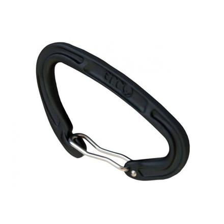 Eagle's Nest Outfitters Aluminum Wiregate Carabiner-Black