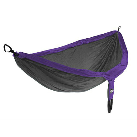 Eagle's Nest Outfitters Double Nest Hammock-Purple/Charcoal