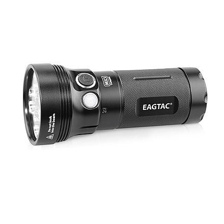 EAGTAC MX3T-C Flashlight, Black, 10,000lm, MX3T-C-4*SST70-CW