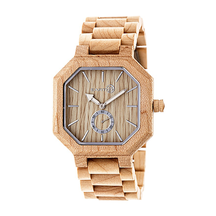 Earth Wood Acadia Bracelet Watch, Khaki/Tan ETHEW4701