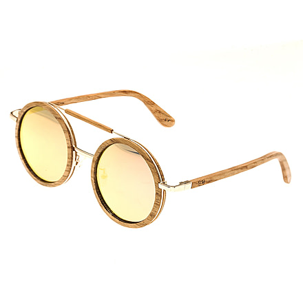 Earth Wood Bondi w/Polarized Lenses, bamboo rose gold ESG003W