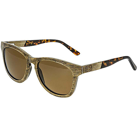 Earth Wood Cove Polarized Sunglass, Brown/Brown, One Size, ESG010BR