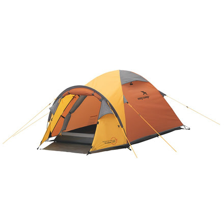 Easy Camp 2 Person Quasar 200 Tent, Orange / Gold 120192