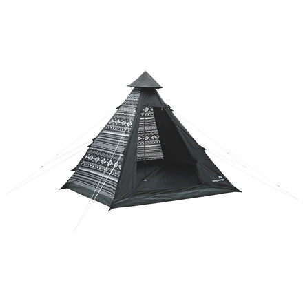 Easy Camp 2 Person Tipi Tent, Tribal Black / White 120179