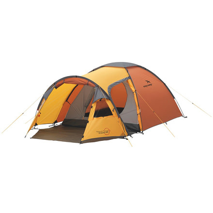 Easy Camp 3 Person Eclipse 300 Tent, Orange / Gold 120186